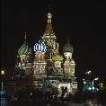 Basiliuskathedrale, Nachtaufnahme (Moskau/Russland) [01302-R-01]